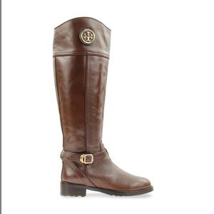 Tory Burch Teresa Logo Riding Boot